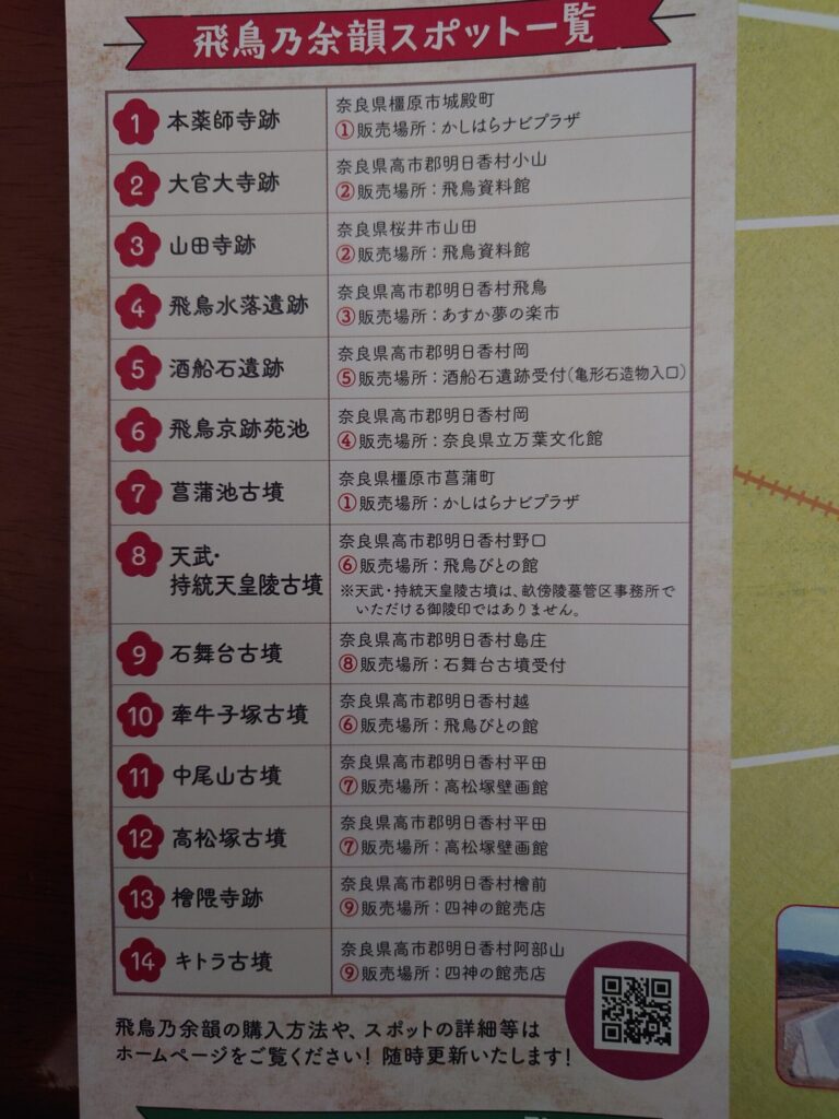 御朱印スポット一覧